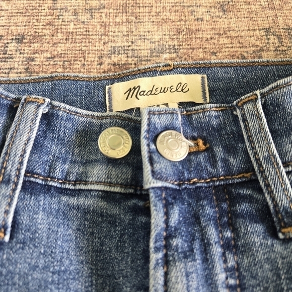 Madewell The Mid-Rise Perfect Vintage Jean Blue Denim NG442 Size 24 - Picture 9 of 9